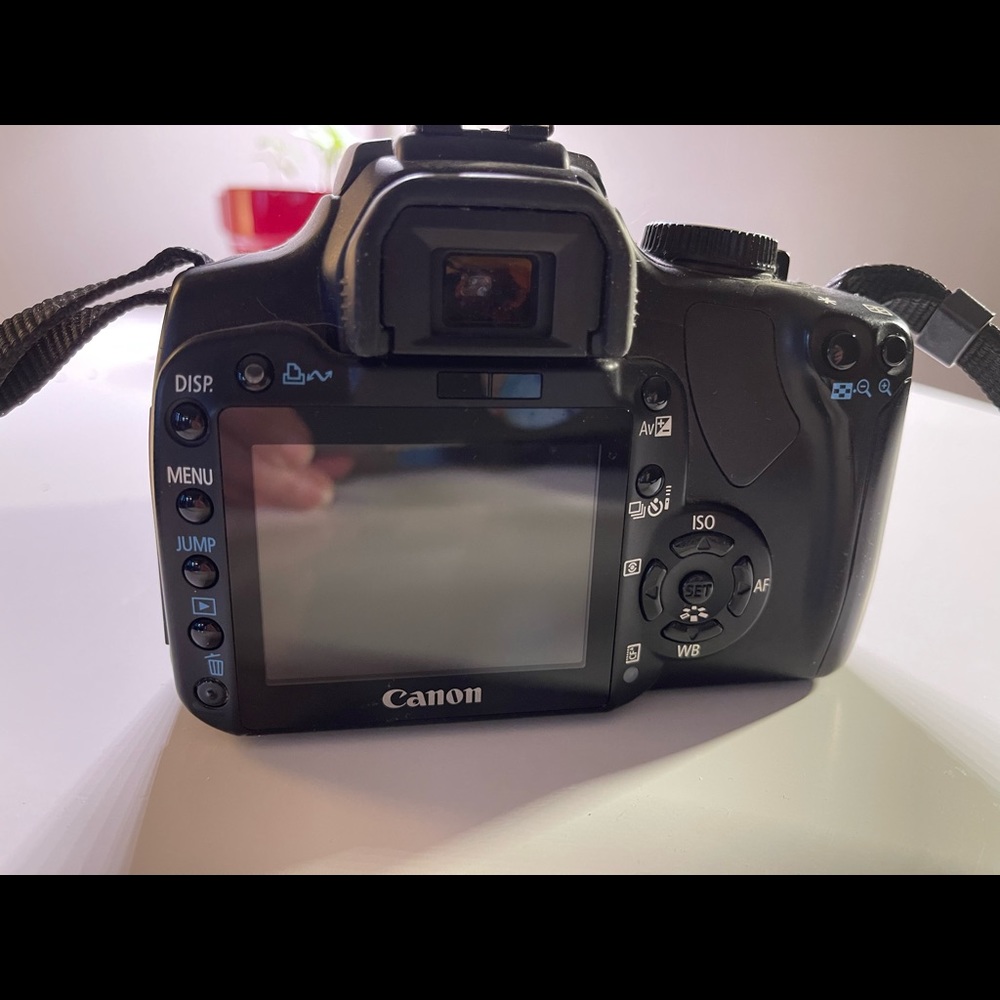Canon XTi digital rebel. EOS AND CANON EF-S 18-135MM F3.5-5.6 IS STM LENS bundle